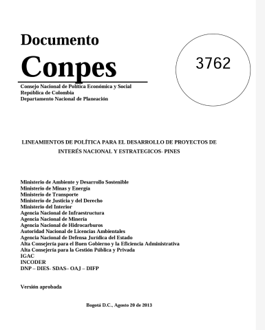 CONPES 3762