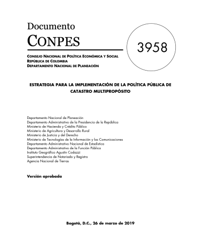 Conpes 3958