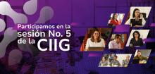 Participamos en la sesi&oacute;n No. 5 de la CIIG