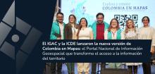 El IGAC y la ICDE lanzaron la nueva versión de Colombia en Mapas